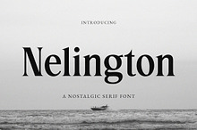Nelington - Nostalgic Serif Font