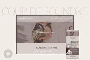Photographer Squarespace 7.1