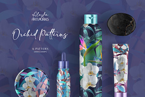 Summer Orchid Flower Patterns