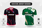 Soccer & Football Uniform Design, a Sport Illustration by samsulpassive (Thumbnail 2 of 4)