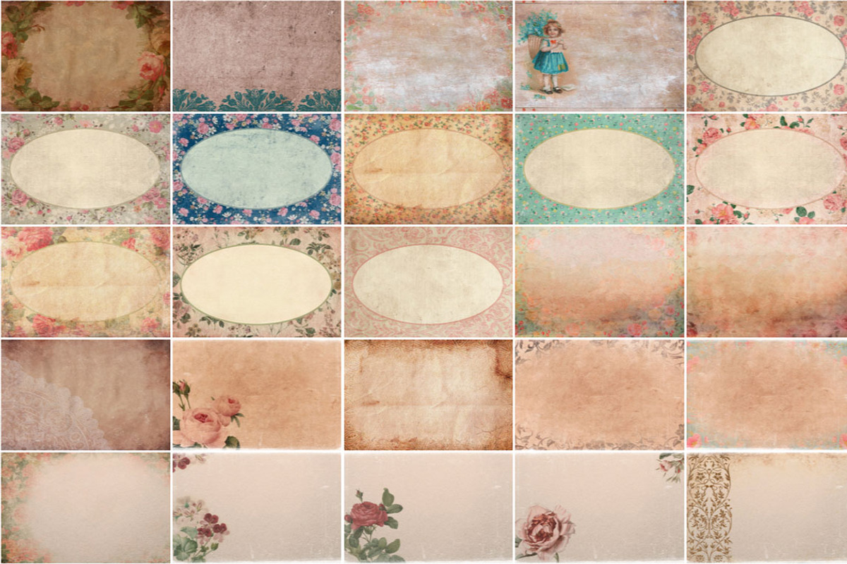 Vintage Backgrounds & Overlays, a Texture Graphic by PhotoSpirit (Photo 10 of 11)
