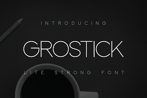 Grostick Lite Multilingual Font