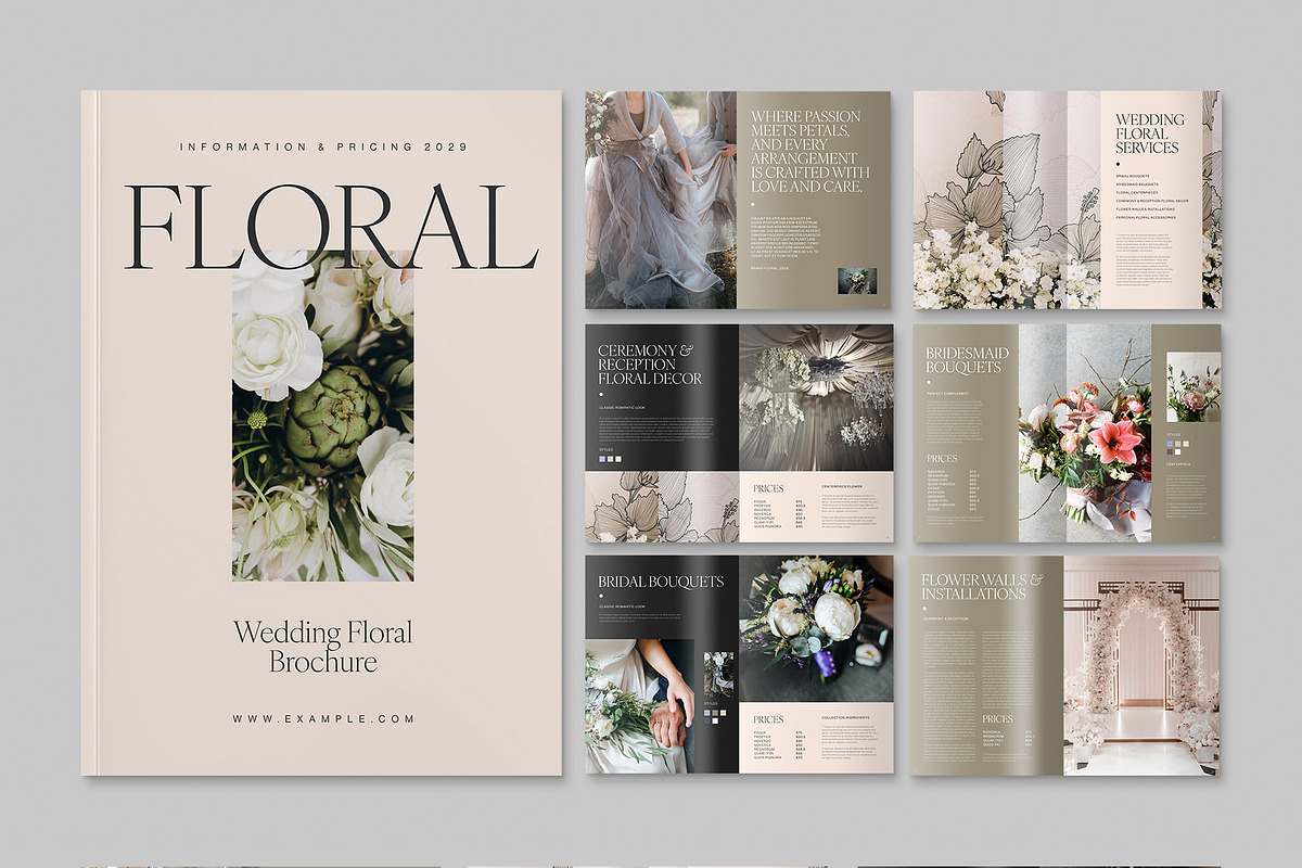 Wedding Florist Brochure, a Brochure Template by BrandPacks (Photo 5 of 5)