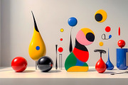 Miro-Inspired Abstract Art Photos, a Decorative Illustration by StockVerse Creative (Thumbnail 3 of 4)