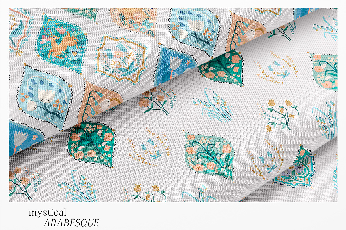 Mystical Arabesque, a Decorative Illustration by annartdreams (Photo 2 of 12)