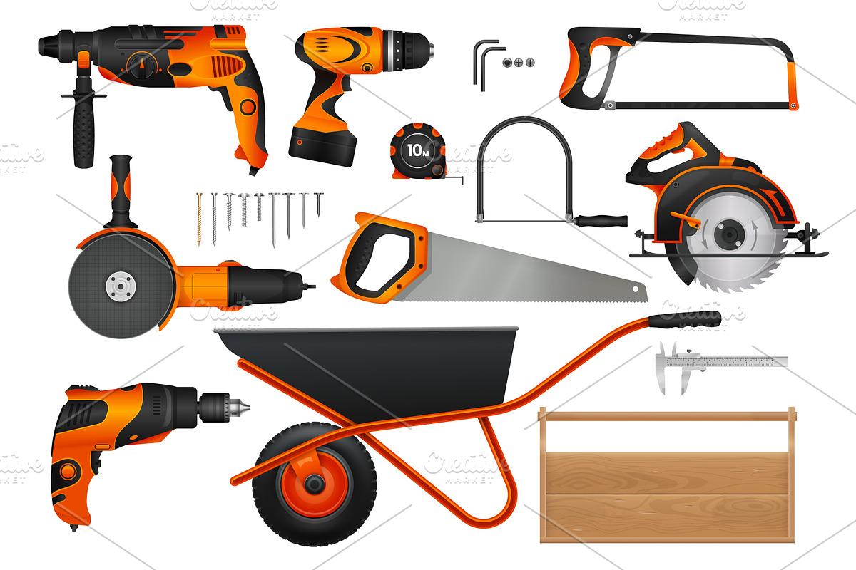 Construction diy tools, an Object Illustration by Buch&Bee
