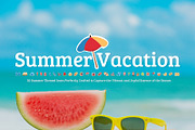 Summer Vacation - 30 Vibrant Icons, a Solid Icon by Claymoon Lab (Thumbnail 1 of 5)