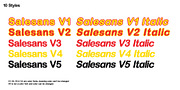 Salesans, a Handwritten Font by Papertype (Thumbnail 2 of 6)
