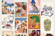 CONTEMPORARY ART PRINTS - 200 Bundle, a Background Graphic by Tomasz Ganclerz (Thumbnail 12 of 14)