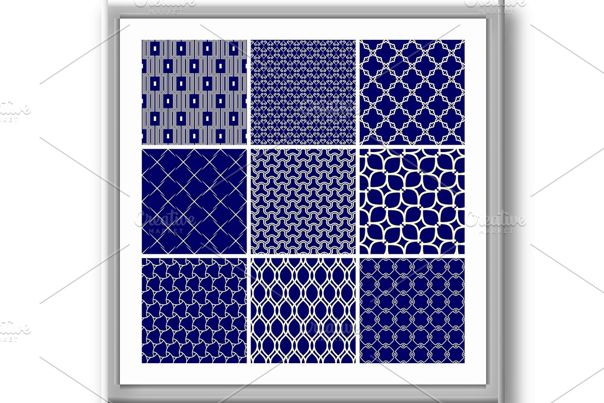 Set of Vector Seamless Geometric, a Pattern Graphic by FineArtStudio (Photo 2 of 3)