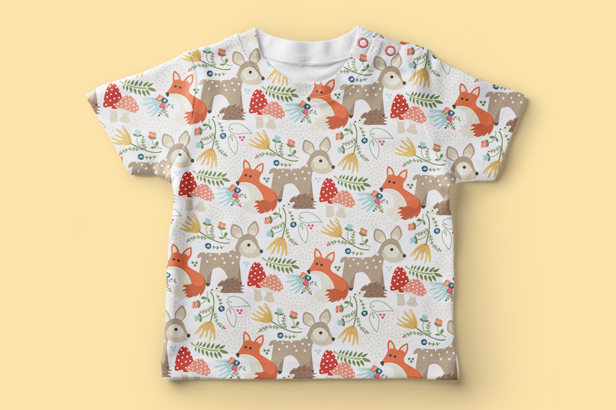 Woodland Wonderland Patterns & Icons, an Animal Illustration by On the Mark Designs (Photo 6 of 8)