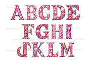 Pink Fashion Alphabet, a Decorative Illustration by GlamArtZhanna (Thumbnail 2 of 5)
