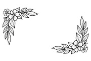 Floral Corner Ornament Clipart Bundl, an Illustration by Creativeshirt (Thumbnail 40 of 48)