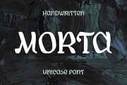 Morta font, a Font by Michael Rafailyk (Thumbnail 1 of 9)