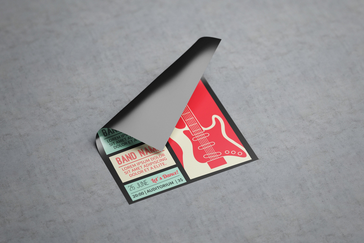 Flyer / Poster Mock-Up, a Product Mockup by MassDream (Photo 6 of 9)