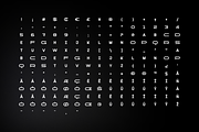 Xorien - Futuristic Display Font, a Sans Serif Font by Webhance Studio (Thumbnail 10 of 10)