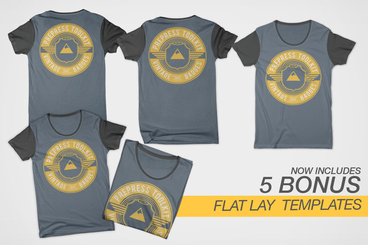 Men's Ghosted T-Shirt Mockups, a Shirt Mockup by PrePress Toolkit (Photo 7 of 7)