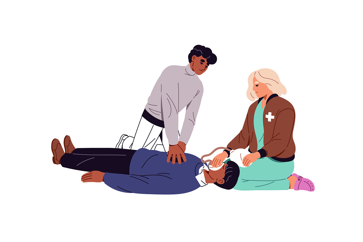 First aid in emergency accidents set, a Healthcare Illustration by PaperTrident (Photo 5 of 13)