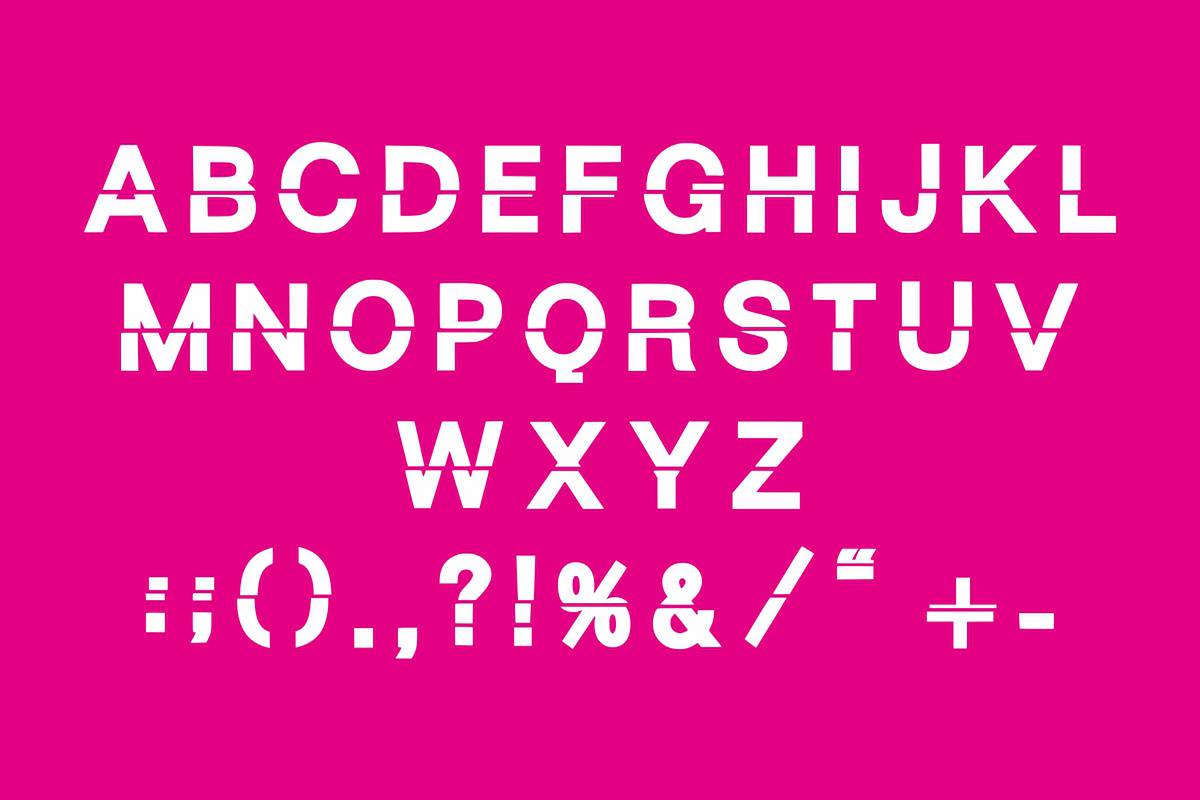 Glitch Pixel -  Glitch Font, a Blackletter Font by Fourteen Letter (Photo 5 of 7)
