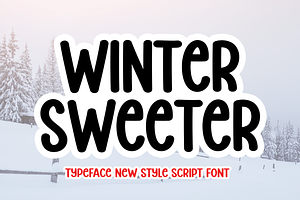 Winter Sweeter Script Font