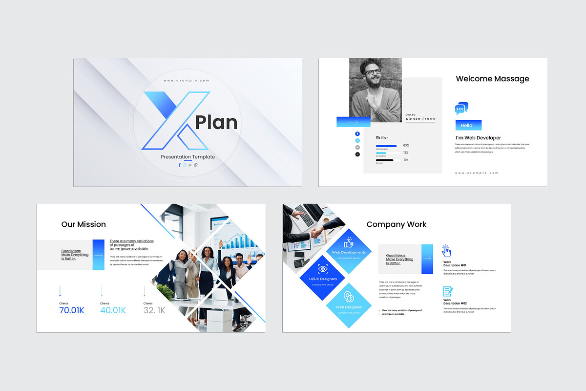 X Plan - Startup Presentation Templa, a Presentation Template by Slide-Agency (Photo 2 of 10)