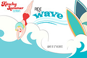 Kitschy Summer Elements, a Decorative Illustration by Studio Kitsch (Thumbnail 3 of 8)