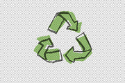 Reuse sign. Go green concept, an Outline Icon by pashabo (Thumbnail 5 of 5)