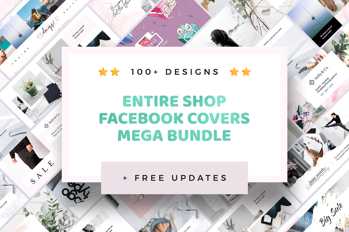 Bundle - Entire Facebook Covers, a Social Media Template by Crevo Studio (Photo 1 of 8)