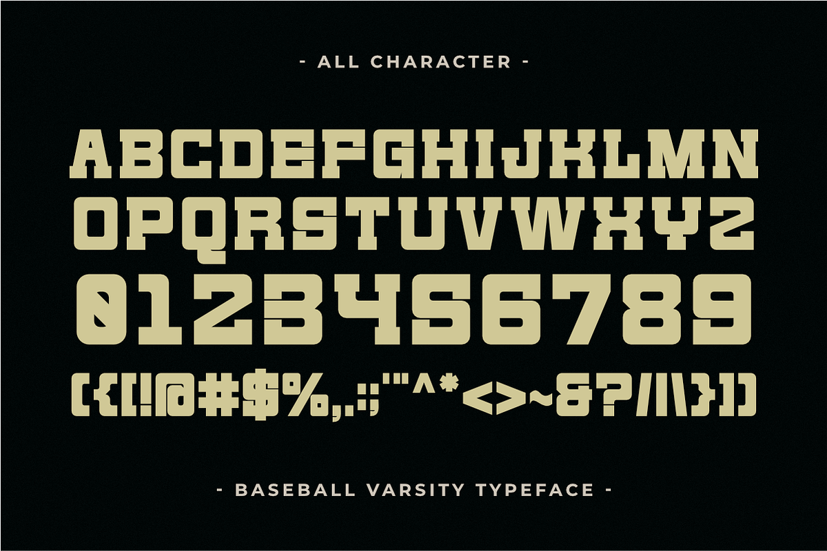 Baseball Varsity - Condensed Slab, a Slab Serif Font by Pian45 Studio (Photo 6 of 8)