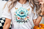 Boho Floral Mama Mother's Day Png, an Illustration by Sublimation Artist (Thumbnail 6 of 9)