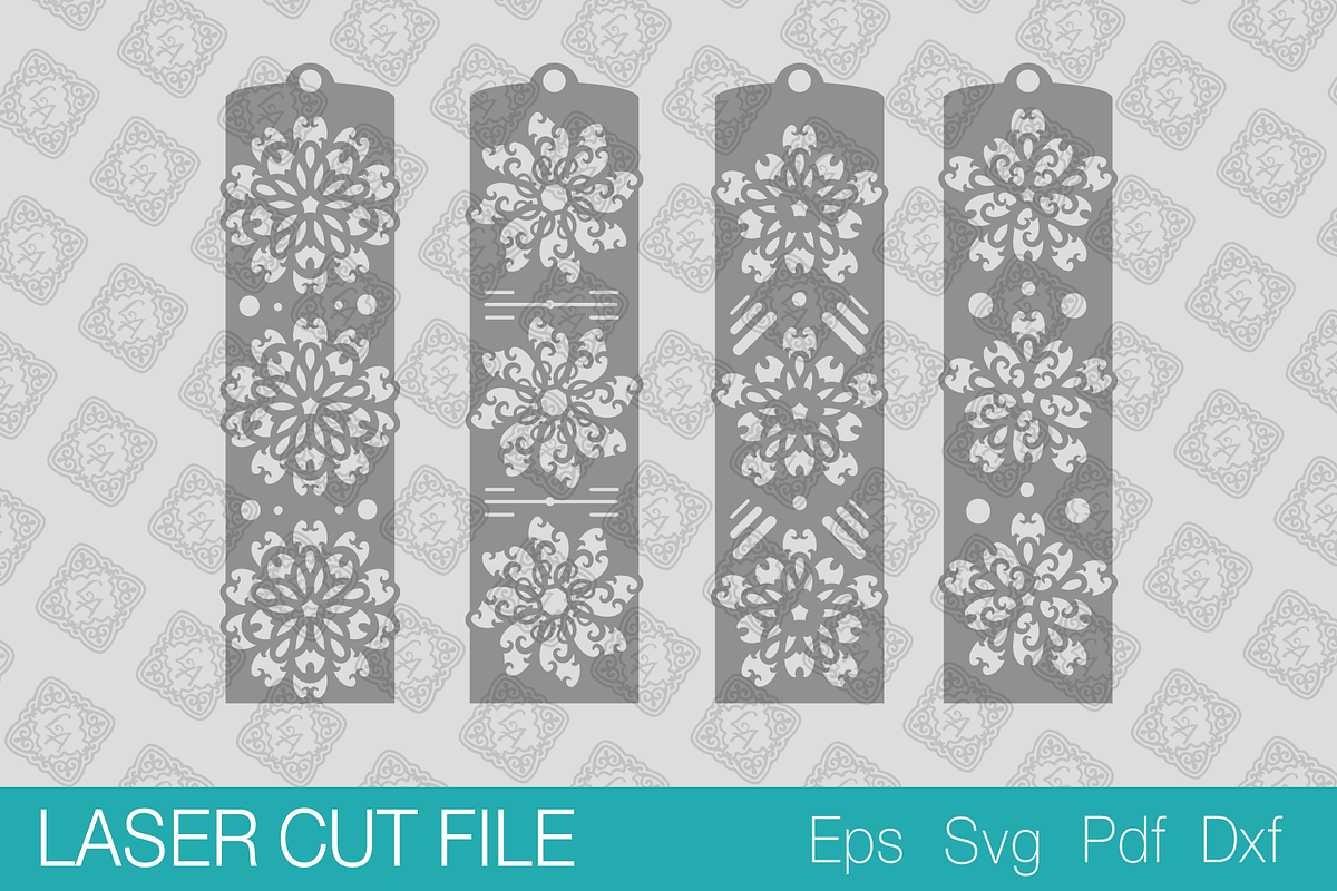 Bookmark Laser Cut SVG, a Templates & Theme by Lerina Art (Photo 2 of 3)