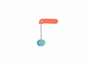 Animated hand with yoyo