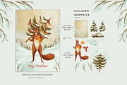 Christmas Squirrels & Winter Scenes, an Animal Illustration by Yeticrab (Thumbnail 2 of 12)