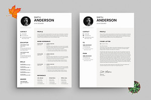 Clean Modern Resume Template | CV |