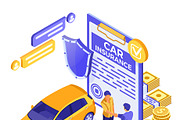 Car Insurance Services Concepts, a Finance Illustration by TAlex (Thumbnail 4 of 6)