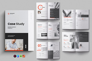 Case Study Brochure Template, a Brochure Template by NorthPeak