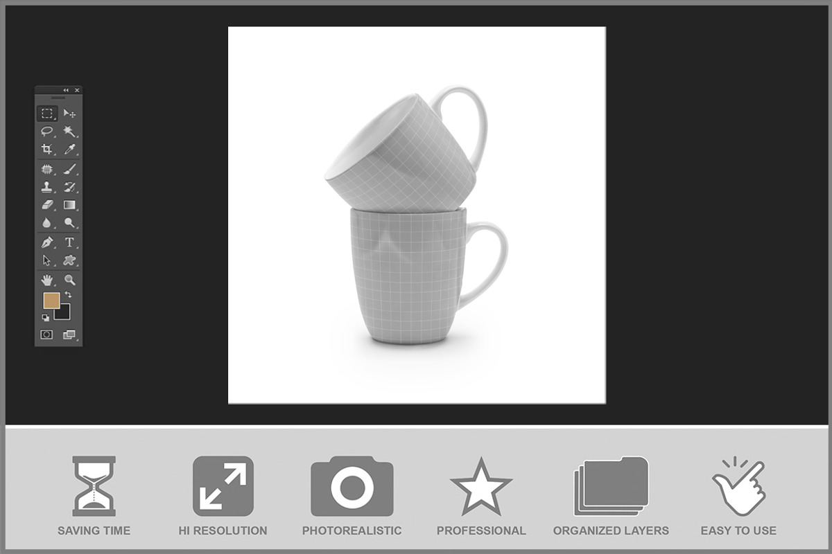 Photo Mug Mockup, a Product Mockup by Bruno's Shop (Photo 2 of 3)