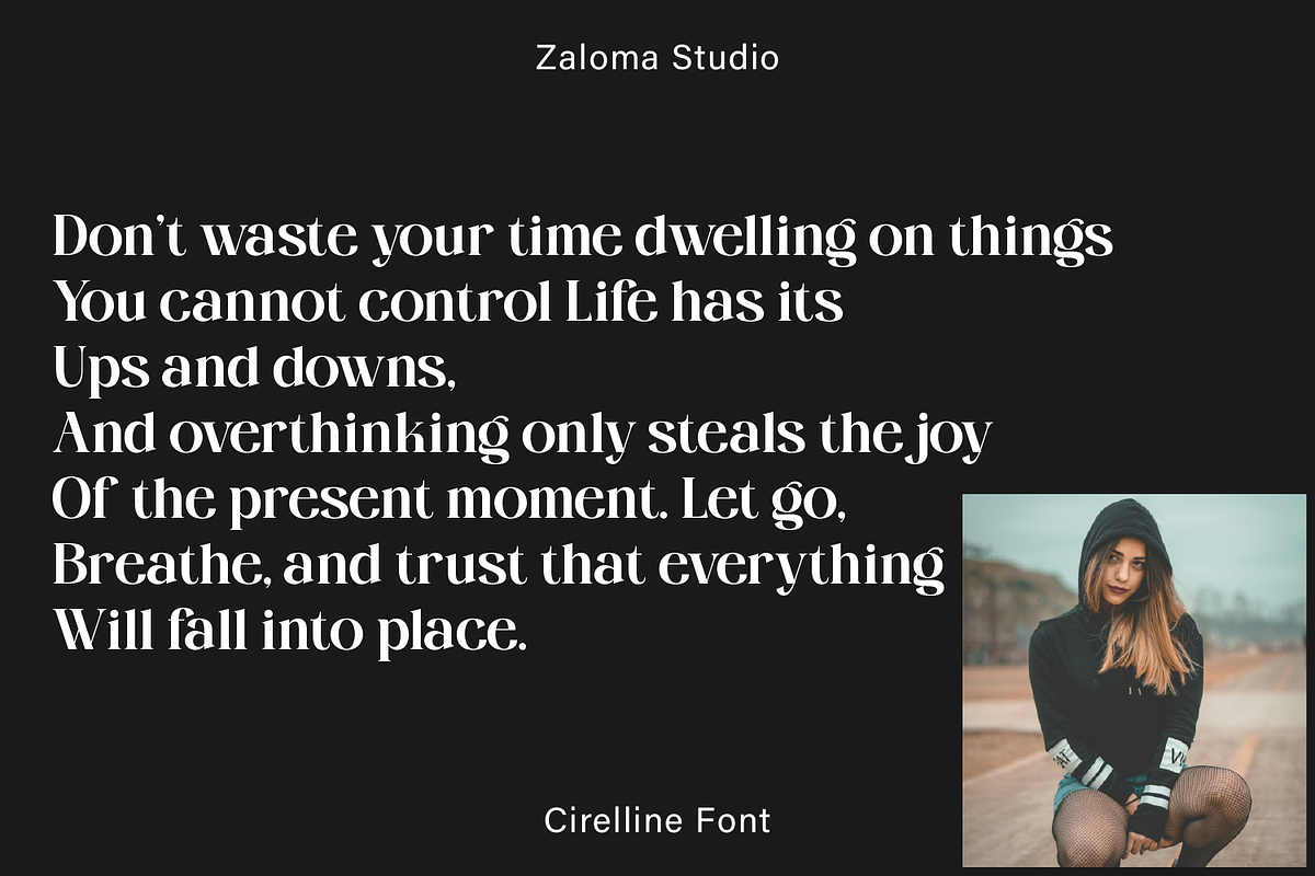 Cirelline, a Serif Font by Zaloma Studio (Photo 10 of 19)