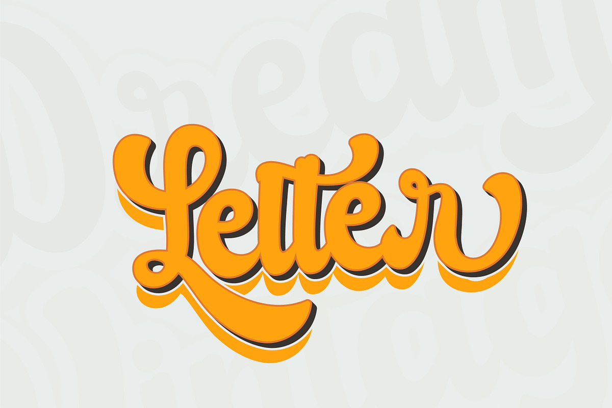 Dream Vintage, a Handwritten Font by Mini_World (Photo 4 of 5)