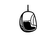 Hanging Egg Chair Silhouette Bundle, an Illustration by Designer_Momina (Thumbnail 18 of 51)