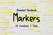 Highlighter Markers for videos, a Texture Graphic by RafaMoraes (Thumbnail 1 of 3)