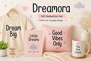 Dreamora – Handwritten Display Font, a Handwritten Font by Wow Magic (Thumbnail 2 of 6)
