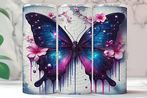 3D Butterfly Nature Quote Tumbler, an Arts & Entertainment Photo by LamanAzalea