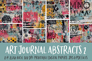 Art Journaling Abstracts 2 Textures, a Texture Graphic by Polka Dot Pixels (Thumbnail 1 of 4)