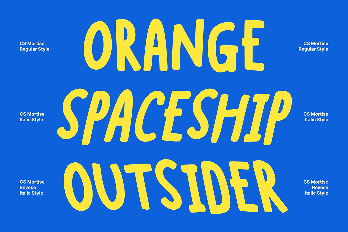 CS Mortise – Fun Handwritten Font, a Font by Craft Supply Co. (Photo 6 of 8)