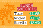 Mexican Taco Box Font, a Font by Quirky Queen Media (Thumbnail 3 of 6)