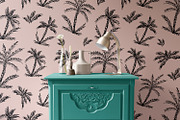Summer Palm Sketch, a Wallpaper Graphic by MalyskaStudio (Thumbnail 2 of 12)