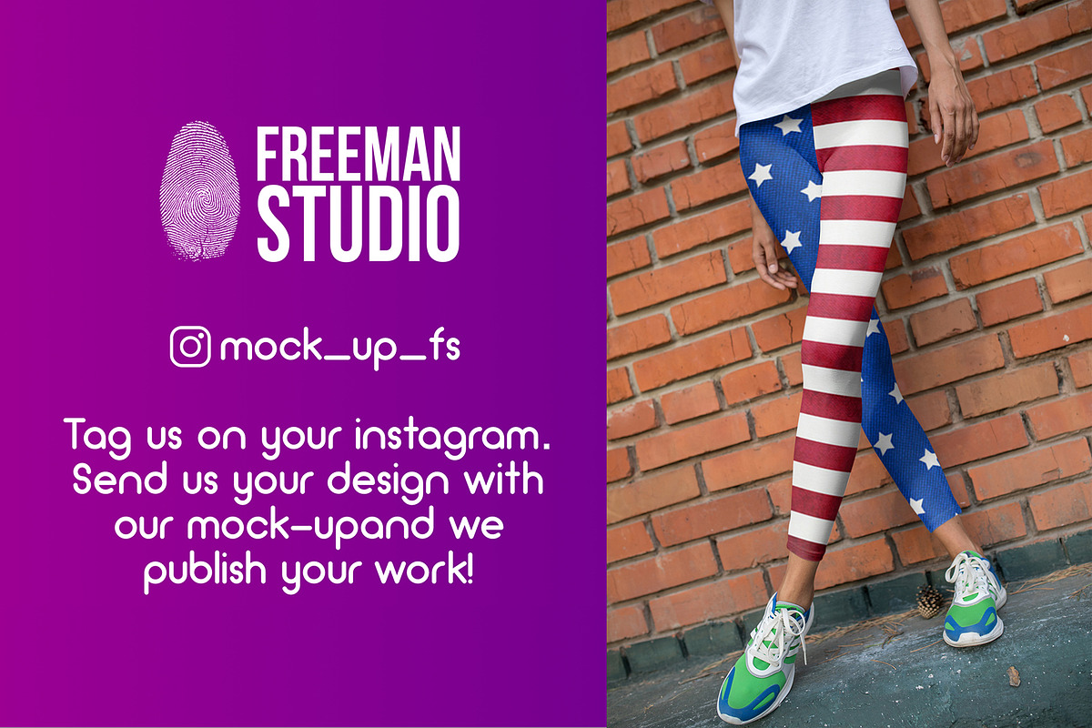 100 Leggings Mock-Up #20, a Bottom Mockup by Freeman Studio (Photo 57 of 58)