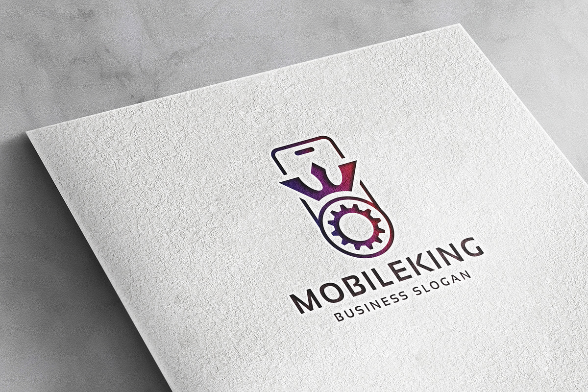 Mobile King Service Logo, a Branding & Logo Template by Design_Planet (Photo 4 of 4)