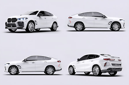 BMW X6 Car 4 Mockup, an Advertising Mockup by Hubzway
